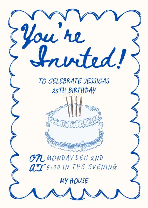 25th Birthday, Birthday Invitations, Celebrities, Birthday