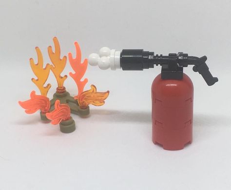 Lego Fire extinguisher in 15 pieces. Build off and Banter entry Lego Fire, Fire Extinguisher, Outer Space, One Pic, Board Games, Lego, Character Design, Novelty Christmas, Christmas Ornaments