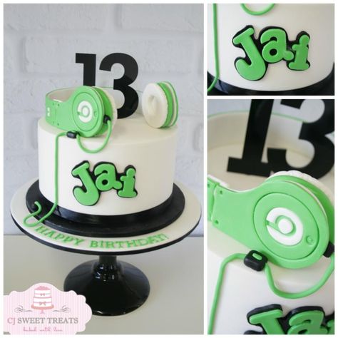 Tiktok Cakes, Sassy Cakes, Playstation Cake, Dj Cake, Cake Designs For Girl, Music Cakes, Music Cake, Teen Cakes, Head Phone