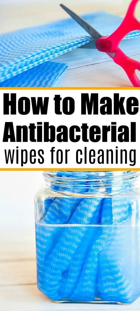 Diy Cleaning Wipes, Homemade Cleaning Supplies, Antibacterial Wipes, Disinfecting Wipes, Homemade Cleaning Solutions, Diy Home Cleaning, Homemade Cleaning Products, Smell Amazing, Household Cleaning Tips