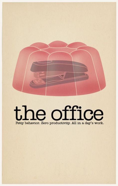 Classic joke stapler in Jello Office Farewell Party, The Office Show, Office Tv, Series Poster, Office Memes, Office Wallpaper, Office Quotes, Office Birthday, Memes Lol