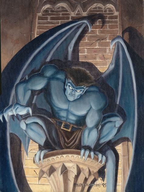 Goliath Gargoyles, Gargoyles Characters, Gargoyles Cartoon, Gargoyles Art, Gargoyle Tattoo, Gargoyles Disney, Cartoons 80s 90s, Live Action Movie, 80s Cartoons