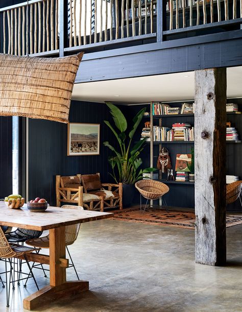 The Atlantic Byron Bay, Brunswick Heads, Small Living Room Decor, Shed Homes, Home Libraries, Tropical Design, Reading Corner, The Design Files, Lounge Room