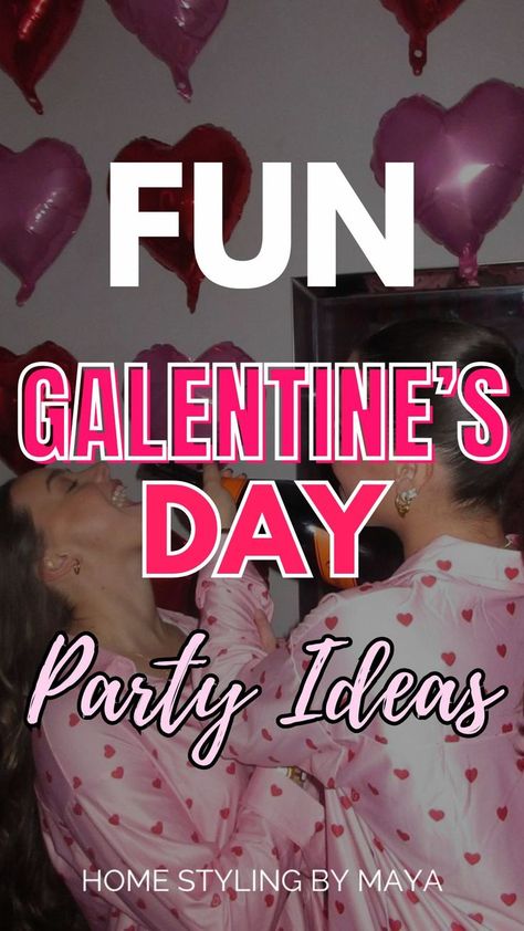 Galentines day party, Galentines day party decor Galentines Aesthetic, Day Party Decor, Day Party Ideas, At Home Dates, Day Date Ideas, Heart Party, Valentines Day Desserts, Valentine's Day Party, Galentines Day