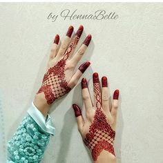 GCD Mehndi Design Finger, Red Henna, Mahendi Designs, Trendy Music, Bridal Mehendi Designs Hands, Bridal Henna Designs, Modern Mehndi Designs, Henna Art Designs, Stylish Mehndi Designs