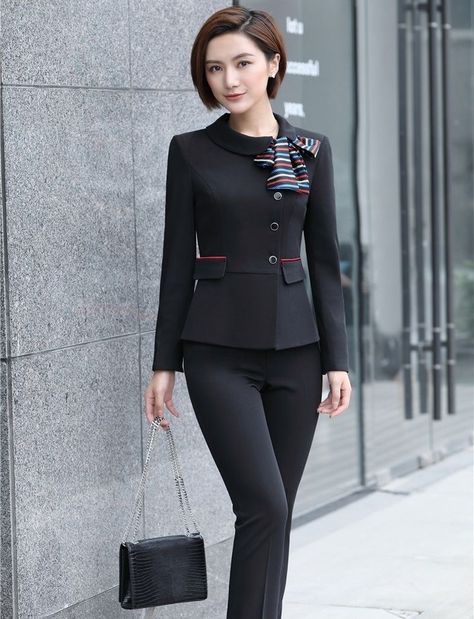 Suits Business, Office Uniform, Woman Suit, Womens Suits Business, Wear To Work Dress, Womens Dress Suits, Office Outfits Women, Womens Suits, Work Suits