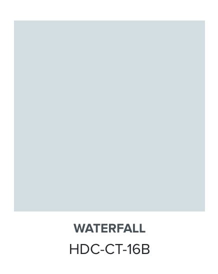 Waterfall is a light grayish-blue inspired by nature's most stunning cascades. This hue mirrors the spectacle of water crashing onto the rocks below. Wall Colour, Grayish Blue, Greyish Blue, Color Inspo, Room Wallpaper, Wall Colors, The Rock, Nature Inspiration, Collage