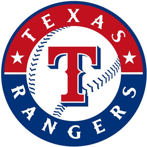 The Texas Rangers colors are the classic Red, Blue and White. Here are the Texas Rangers color codes if you need them for any of your digital or print projects. Texas Rangers Logo, Vacation Shirts Beach, Logo Color Palette, Baseball Crafts, Texas Rangers Baseball, Mlb Logo, Rangers Baseball, Mlb Logos, Baseball Teams