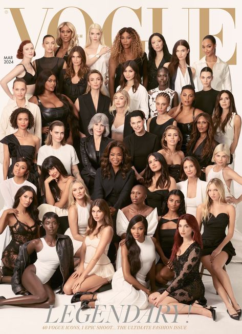 Edward Enninful’s final British Vogue cover celebrates diversity in all its forms and challenges the culture to see the power and beauty in that. Edward Enninful, Selma Blair, Magazine Vogue, Steven Meisel, Calvin Harris, Linda Evangelista, Vogue Covers, Karlie Kloss, Vogue Uk