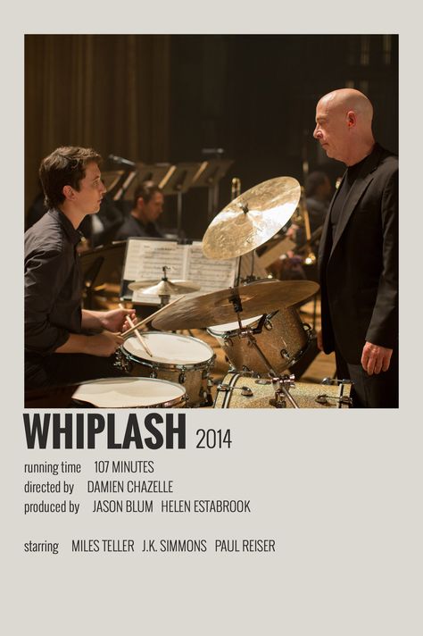 Whiplash Movie, Album Prints, Deco Cinema, Damien Chazelle, Iconic Movie Posters, Film Posters Minimalist, Film Poster Design, Septième Art, Minimalist Movie Poster