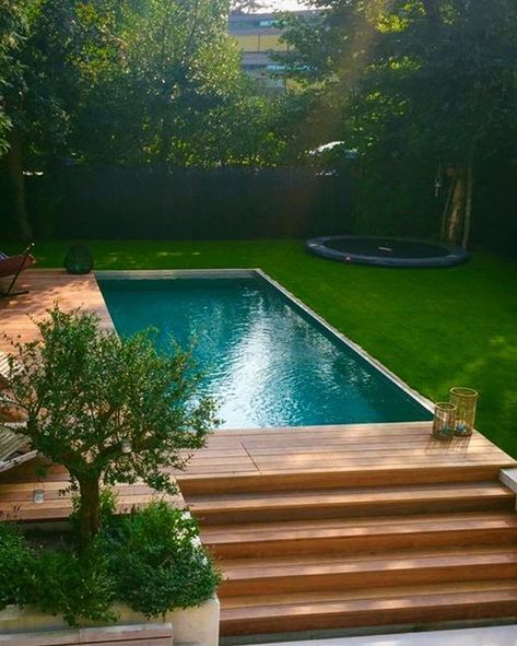 Kleiner Pool Design, Container Pool, Small Pool Design, Budget Patio, Backyard Pool Designs, Swimming Pools Backyard, Small Backyard Patio, Swimming Pool Designs, Container Garden