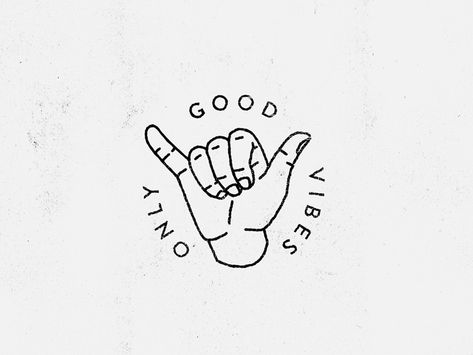 Good vibes only! What started out as a little doodle may now turn into something more! shhhhhh. More will be revealed in good time... SHAKA! Good Vibes Only, The Words, Good Vibes, The Good, Black And White, White, Black, Design