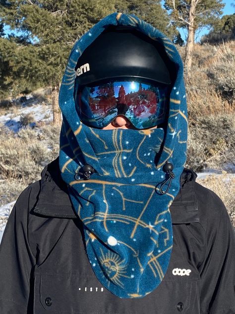 Hood Balaclava, Ski Hood, Ski Balaclava, Adventure Fashion, Helmet Hood, Snowboard Girl, Helmet Covers, Snow Gear, Face Face