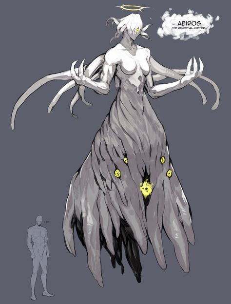 Angel Woman, Lovecraft Monsters, Be Not Afraid, Lovecraftian Horror, Arte Grunge, Eldritch Horror, Cosmic Horror, Alien Concept Art, Monster Concept Art