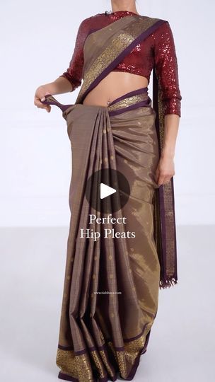 29K views · 792 reactions | All you need to know to get those perfect hip pleats 😍

[silk saree drape, saree draping, saree draping style, saree draping tutorial, saree, sari, saree love, saree fashion, nivi drape, hip pleats hack, how to hip pleats, silk saree draping hacks] | TiaBhuva.com | Charlotte Cardin · Feel Good Silk Saree Draping Styles, Saree Drapes Styles, Saree Styles Modern, Saree Draping Tutorial, Style Saree Draping, Draping Saree, Charlotte Cardin, Saree Drape, Pleated Saree