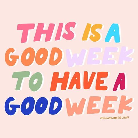 SMASH THIS WEEK GUYS 💪 Good words by @rhiannamariechan 🌸 #quote #typography #mondayblues #happyvibes🌈 Have A Good Week Quotes, Back To School Wallpapers And Quotes, This Week Quotes, Slogan Inspiration, Have A Nice Week, Have A Good Week, Week Quotes, Good Week, Happy Words