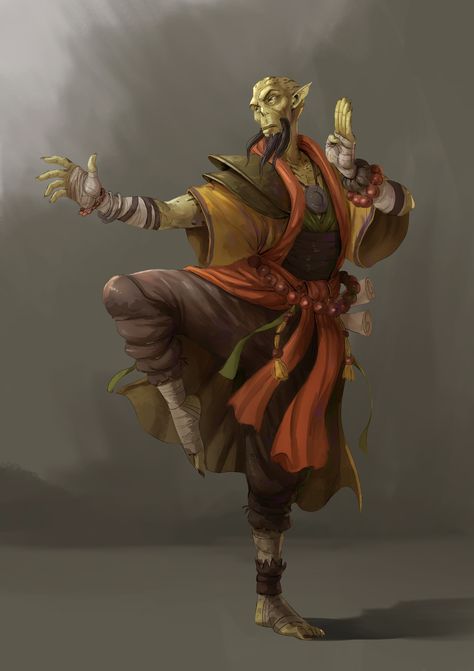 ArtStation - Githzerai Monk, Felipe Bracioli Digital Art Ideas Inspiration, Art Ideas Digital, Art Tutorial Digital, Artist Digital Art, Digital Art Ideas, Monk Dnd, Create Character, Illustrator Artwork, Commissioned Artwork