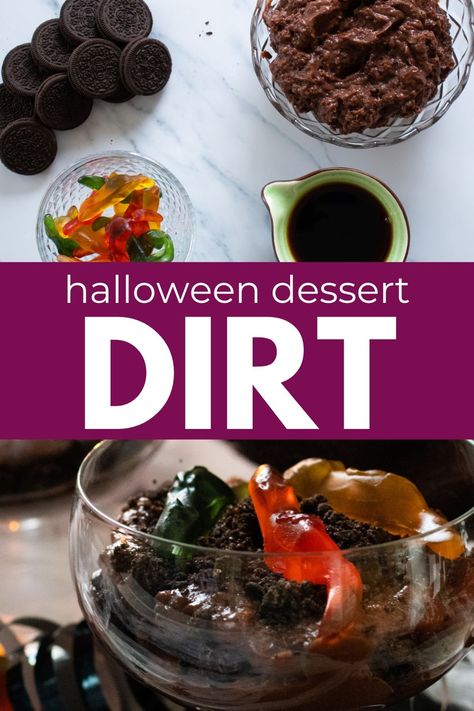 Looking for fun Halloween dessert ideas? Try making a spooky Halloween dessert dirt cup! This easy and creative treat will be a hit at your next Halloween party. Layer chocolate pudding, crushed cookies, and gummy worms in individual cups to create a deliciously creepy dessert that everyone will love. Whether you're hosting a Halloween party or just looking for a festive treat to enjoy with your family, these Halloween desserts are sure to impress. Dirt Dessert Cups, Savory Dessert Recipes, Dirt Cups Dessert, Halloween Dessert Ideas, Delicious Halloween Desserts, Dirt Dessert, Fun Halloween Desserts, Spooky Halloween Desserts, Dirt Cup