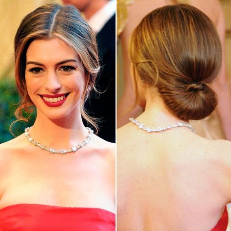 Red Carpet Updo, Party Hair Inspiration, Oscar Hairstyles, Sanggul Modern, Red Carpet Hair, Oval Face Hairstyles, Party Hair, Wedding Hair Inspiration, Low Bun