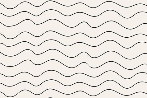 Wavy pattern background black doodle vec... | Free Vector #Freepik #freevector #monotone #bw #black-white-stripes #grayscale Liverpool Cake, Doodle Vector, Waves Line, Wavy Pattern, Wavy Lines, Textured Waves, Background Black, Line Illustration, Pattern Background