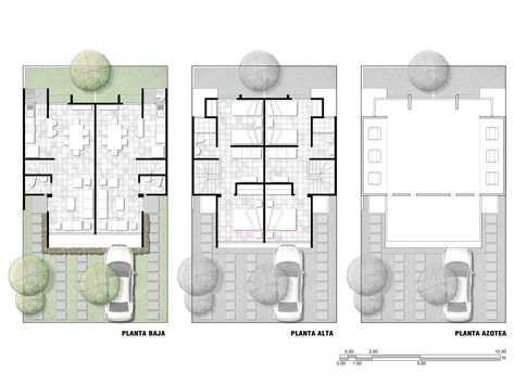 Image 15 of 21 from gallery of Álika Residencial / JRA Arquitectos. Plans Morden House, Resort Plan, Small Villa, Duplex Design, Small Modern Home, Concrete Home, Architectural Floor Plans, House Construction Plan, Property Design