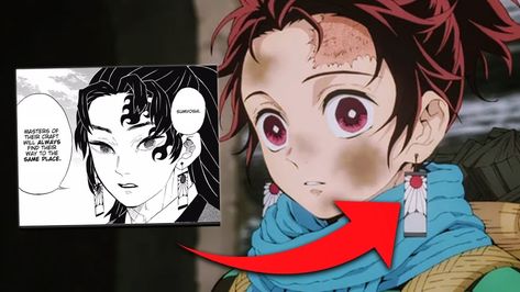 Demon Slayer Reveals Why Tanjiro has Hanafuda Earrings & What They Mean Explained (Kimetsu no Yaiba) Check more at https://fansofanime.com/demon-slayer-reveals-why-tanjiro-has-hanafuda-earrings-what-they-mean-explained-kimetsu-no-yaiba/ Demon Slayer Chapter 205, Demon Slayer Tanjiro Earrings, Tanjiro Earring, Demon Slayer Earrings, Hanafuda Earrings, Marry That Girl, Naruto Birthday, Adventure Anime, Delivering A Baby