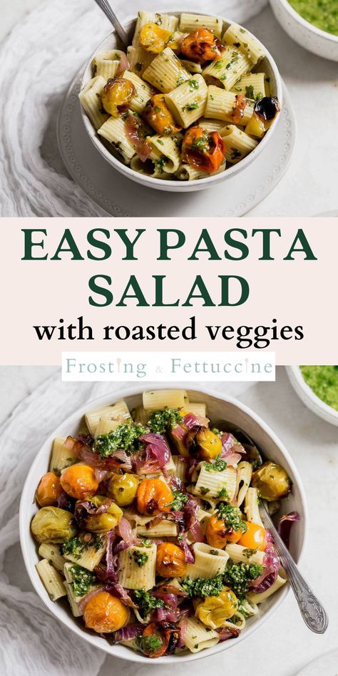 Vegetarian Recipes Pasta Salad, Roasted Veggies Pasta Salad, Pasta Salad Roasted Vegetables, Roast Veg Pasta Salad, Roasted Veggie Pasta Salad, Pasta Salad With Roasted Vegetables, Vegetarian Pasta Salads, Veggie Pasta Salad Cold, Roasted Veg Pasta