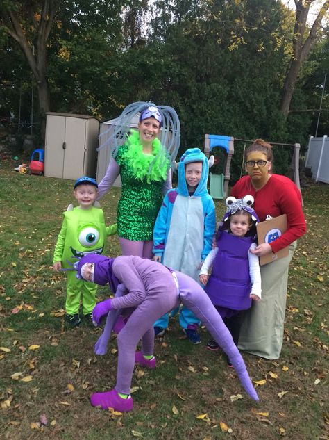 Monsters inc group Randal Monsters Inc Costume, Family Monsters Inc Costume, Randall Monsters Inc Costume, Monsters Inc Group Costume, Monsters Inc Costumes, Monsters Inc Halloween Costumes, Work Costumes, Disney Family Costumes, Monsters Inc Halloween