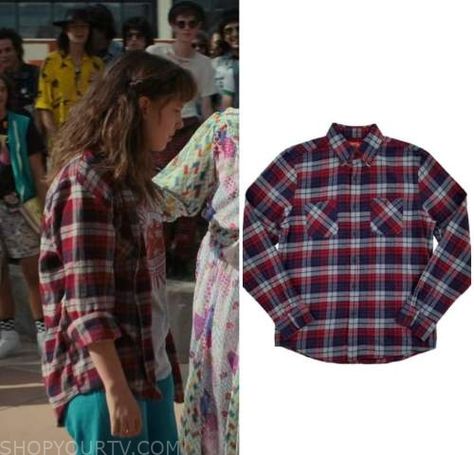 Stranger Things: Season 4 Episode 1 Eleven's Plaid Shirt El Stranger Things Outfit, Eleven Season 4 Outfit, Eleven Season 4 Costume, Max Stranger Things Season 4 Outfits, El Stranger Things Season 3 Outfits, Eleven Season 3 Hair, Eleven Halloween Costume Season 3, Nerd Outfit, Eleven Stranger Things Costume Season 3