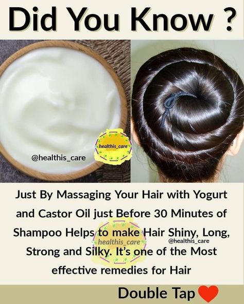 Homemade Hair Treatments, Hair Care Remedies, Natural Skin Care Remedies, Hair Mask For Growth, Hair Care Recipes, Hair Growing Tips, Beauty Tips For Glowing Skin, Homemade Hair Products, Healthy Hair Tips