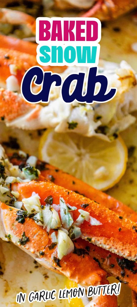 Baked Snow Crab Legs - main dishes #maindishes Snow Crab Legs Recipe, Crab Legs Recipe, Snow Crab Legs, Snow Crab, Mushroom Recipes Pasta, Fish Recipes Baked, Delicious Seafood Recipes, Prawn Recipes, Meat Recipe