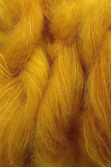 Yarn Aesthetic, Yellow Texture, Spicy Mustard, Yellow Yarn, Wool Texture, Yellow Textures, Dmc Embroidery, Texture Inspiration, Mohair Yarn