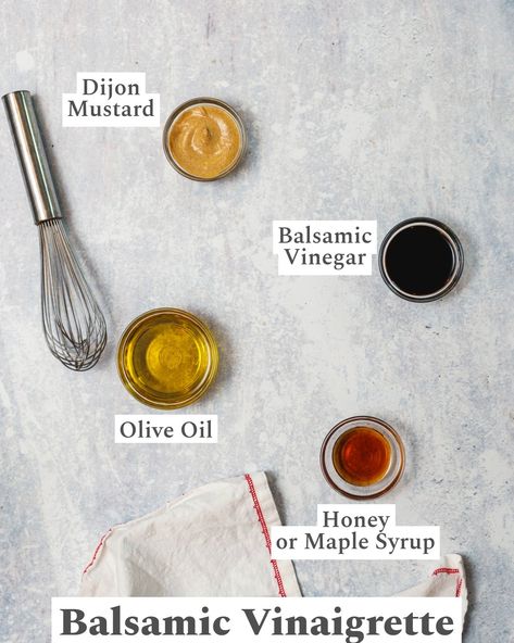 This easy balsamic vinaigrette recipe uses only 4 ingredients and whips up in minutes! With its balance of sweet, tangy, and savory, it will become your go-to salad dressing. Ditch store bought dressing for good! #balsamicvinagirette #balsamicdressing #saladdressing #vegandressing #healthydressing Easy Balsamic Vinaigrette, Sweet Vinaigrette Dressing, Creamy Caesar Dressing Recipe, Balsamic Salad Dressing, Balsamic Vinegarette, Root Vegetable Salad, Balsamic Vinaigrette Salad, Balsamic Vinaigrette Recipe, Homemade Balsamic Vinaigrette