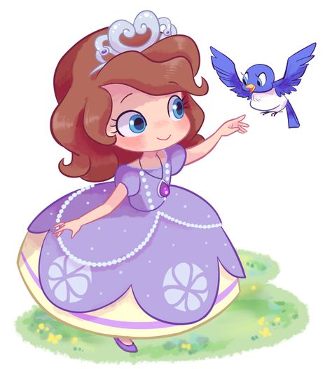 Sofia The First Drawing, Sofia Cartoon, Sofia The First Cartoon, Princess Drawing, Disney Princess Sofia, Disney Princess Babies, Disney Cuties, Kawaii Disney, First Drawing