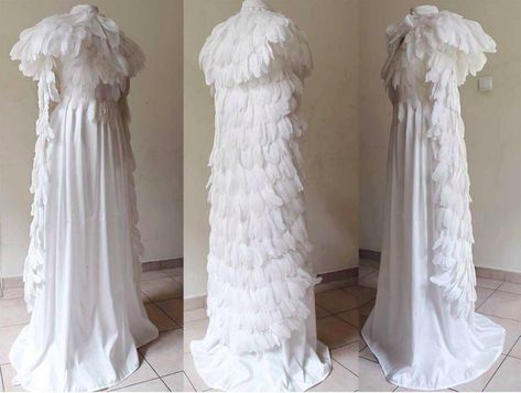 Feathered Cloak, Feather Cloak, Feather Outfit, Cape Dresses, Ugly Dresses, Feather Cape, Ren Faire Costume, Store Design Boutique, Gothic Wedding