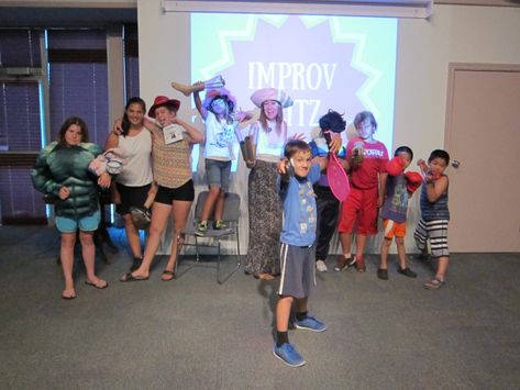 Improv 4 Kids – Library Program Outline – Ontarian Librarian Library Program Ideas, Theatre Games, Whose Line Is It Anyway?, Teen Programs, Whose Line, Drama Class, Kids Library, Library Programs, Program Ideas