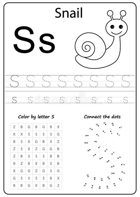 Writing letter S. Worksheet. Writing A-Z, alphabet, exercises game for kids. Alp #Sponsored , #Paid, #sponsored, #letter, #alphabet, #kids, #Worksheet S Letter Worksheet, Letter S Worksheets Kindergarten, S Sound Worksheet, S Worksheets For Preschool, Letter S Worksheets For Preschool, Letter S Worksheet, S Worksheet, Letter Writing For Kids, Letters Illustration