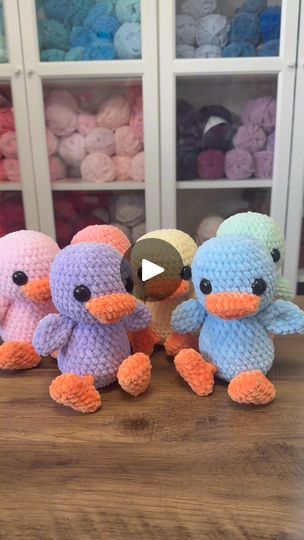 45K views · 1K reactions | I love how these turned out!! 🌈 . I think I need to make them some floaties! . No sew pattern by me! Yarn premier parfait chunky  . #crochet #crocheter #crochetgrove #crochetduck #nosew #nosewpattern #up #stopmotion #ducks #rainbow | Crochet Grove | Crochet Grove · Original audio Rainbow Crochet, Chunky Crochet, No Sew, Stop Motion, Ducks, Sewing Patterns, Audio, Yarn, Rainbow