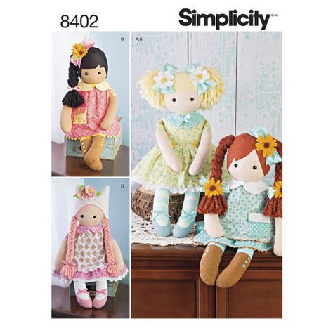 Huggable Lovable dolls to sew Cooked Cabbage Recipes, Cloth Toys, Toys Sewing Patterns, Different Dress Styles, Doll Patterns Free, Cooked Cabbage, Sewing Templates, Home Pets, Doll Clothes Patterns Free