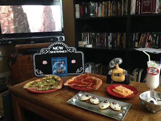 Reel Fancy Dinners: WALL-E Dinner: Anniversary Edition! Movie Dinner, Wall E Movie, Whipped Vodka, Fancy Dinners, Movie Night Food, Disney Dinner, Disney Movie Night, Dinner And A Movie, White Frosting