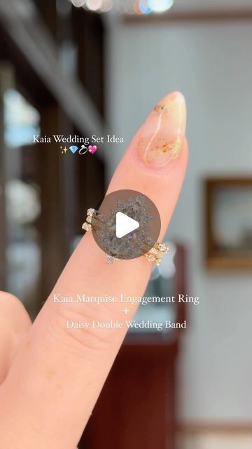 Princess Bride Diamonds on Instagram: "Kaia Wedding Set Idea ✨ 

Kaia Marquise Engagement Ring 💍 
Daisy Double Wedding Band 💖 

Build your set on princessbridediamonds.com✨

#princessbridediamonds #pbdbling #engagementring #engagementrings #huntingtonbeach #orangecounty #kaiaengagementring #daisydoubleband" Double Wedding Band, Double Wedding Bands, Marquise Engagement Ring, Double Wedding, Engagement Rings Marquise, Princess Bride, Wedding Set, Wedding Band, Wedding Bands