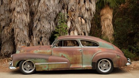 icon-derelict-oldsmobile-profile Icon Derelict, Barn Finds Classic Cars, Custom Rat Rods, Rat Look, Gold Car, 1940 Ford, Kustom Cars, Rat Rods Truck, Classic Cars Trucks Hot Rods