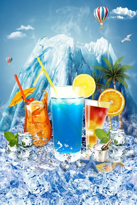 Cool Summer Cool Ice Cube Summer Ice Cubes, Summer Background Images, Fresh Fruit Drinks, Fruit Ice Cubes, Ice Cream Background, Ice Beer, Fruit Ice Cream, Summer Ice Cream, Refreshing Summer Drinks