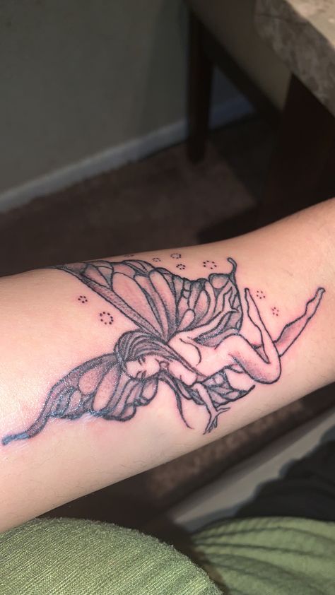 Naked Fairy Tattoo, Fairy Tattoo, Small Tattoos, Tatting, Tattoo Ideas, Tattoos, Quick Saves