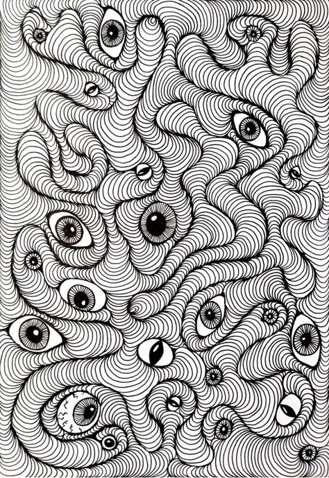 Weird Patterns, Exhibition Inspiration, Patterns Art, Pen Drawings, White Drawing, Art Theme, Zen Doodle, Black And White Drawing, Ink Pen