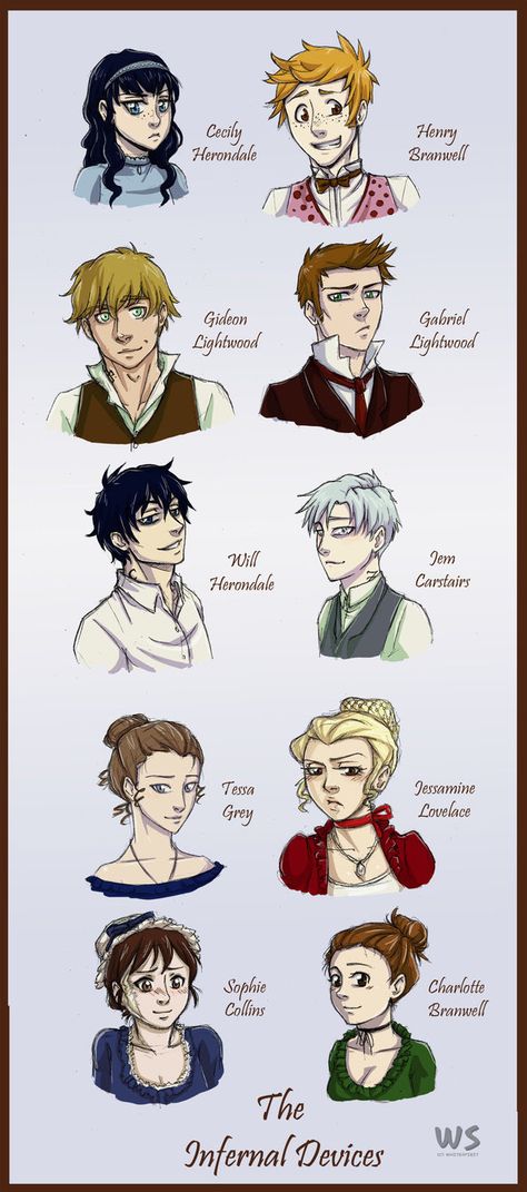 Character Chart, Immortal Instruments, Tessa Gray, Clockwork Princess, Dark Artifices, Cassie Clare, Clockwork Angel, Cassandra Clare Books, Infernal Devices