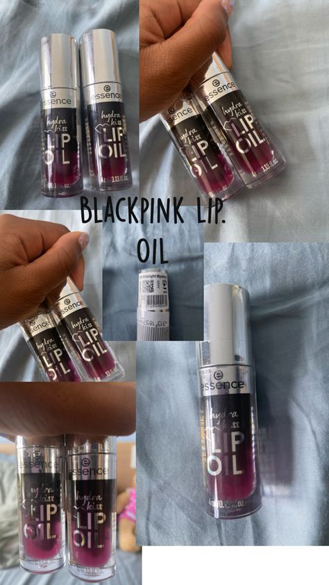 I call them Blackpink lip. Oil cuz it's pink and black Essence Lip Oil, Business Marketing Plan, Black Lips, Lip Oil, Pink And Black, Essence, Kiss, Lips, How To Plan