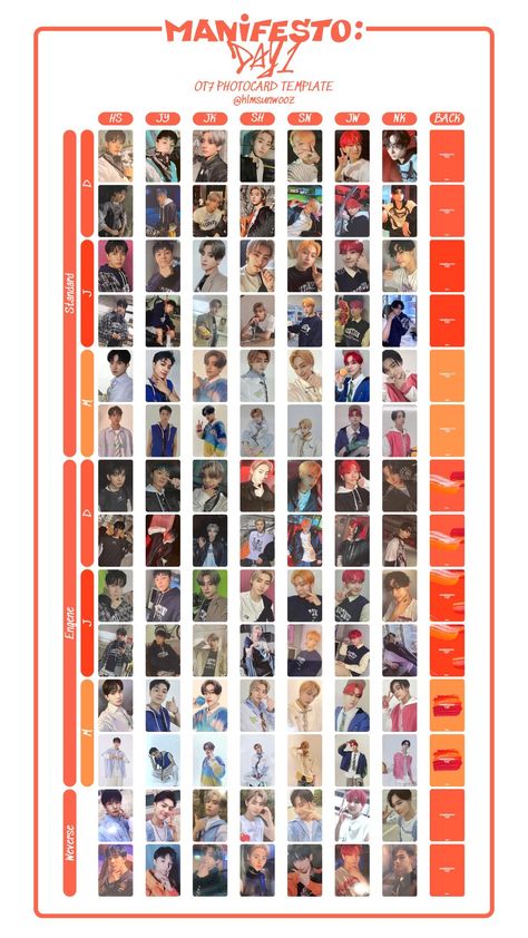 Bts Album List, Amagi Brilliant Park, Kpop Diy, Photo Card Template, Pop Albums, Photo Sketch, Card Set, Card Template, Photo Cards