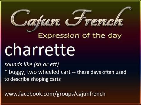 French Cajun Sayings, Arab Proverb, Creole Language, Cajun Culture, Mardi Grad, French Slang, Cajun French, French Basics, Learn To Speak French