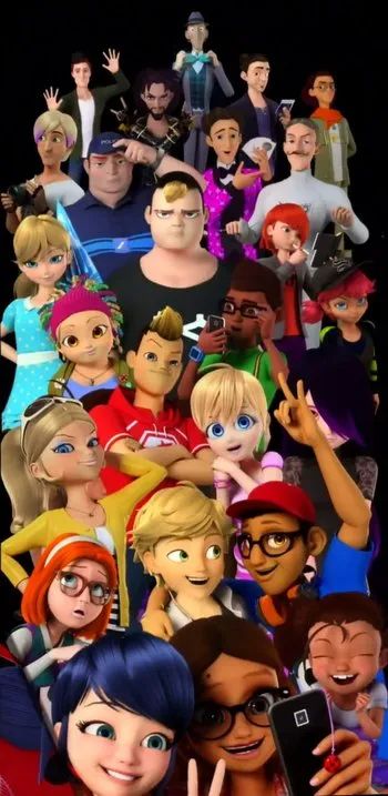 Miraculous Ladybug / Characters - TV Tropes Anime Miraculous Ladybug, Mlb Wallpaper, Ladybug And Cat Noir, Ladybug Wallpaper, Miraculous Wallpaper, Miraculous Ladybug Wallpaper, Ladybug Anime, Marinette And Adrien, Tv Tropes